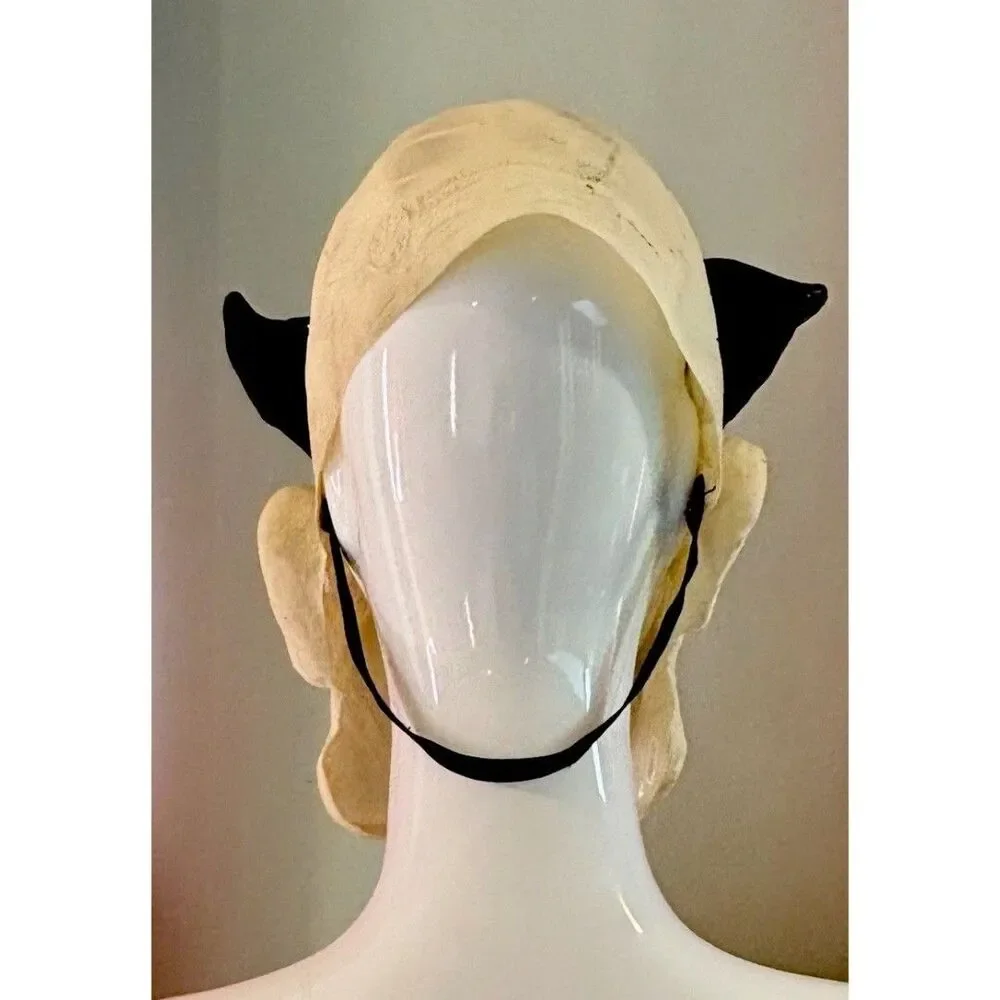 Rubie's Adult Face Mask Halloween Scary Clown Latex Rubber Red Nose